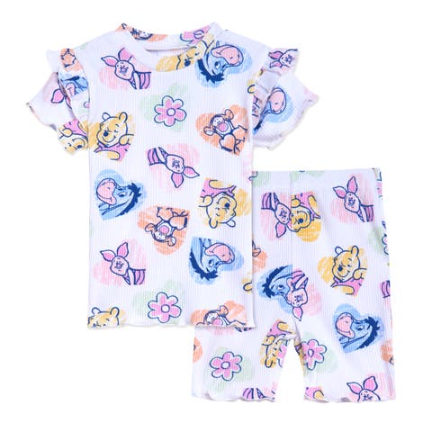 The Little Mermaid Princess Ariel 2-Piece T-Shirt and Bike Shorts Set