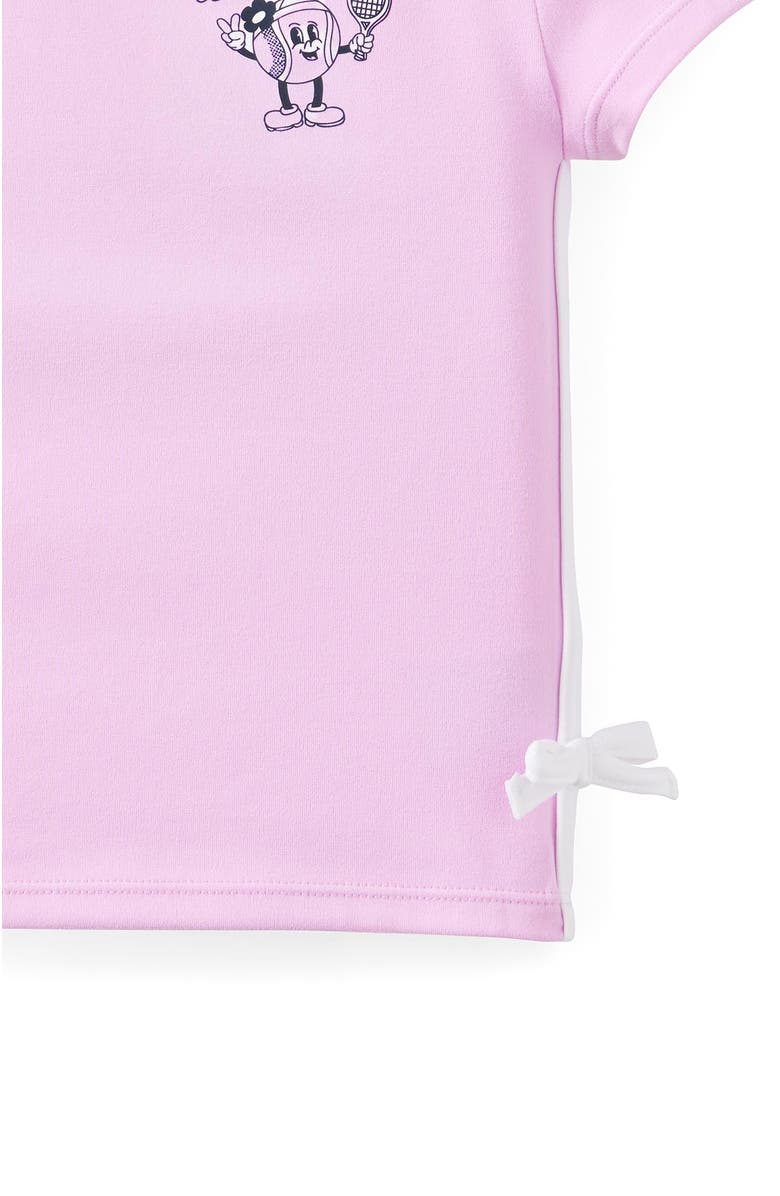 Cotton On Kids Kid's Active Short Sleeve Baby Tee, Alternate, color, Pale Violet White Stripe
