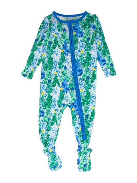 SoftSnooze Gender Inclusive Holiday One Piece Footie Pajamas