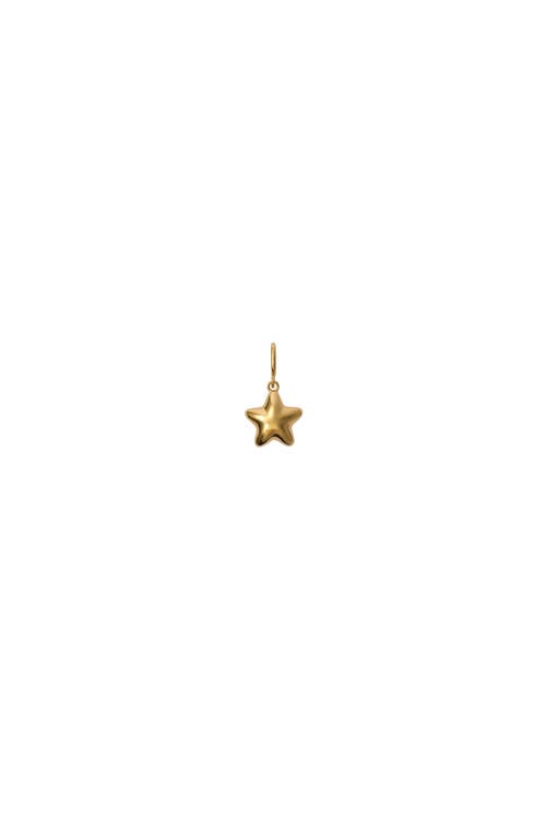 Burberry Star Charm In Gold