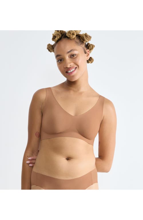 Triumph Zero Feel Wireless Bralette In Brown