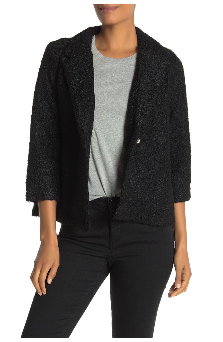 Bobeau Boucle Knit Jacket, Main, color,