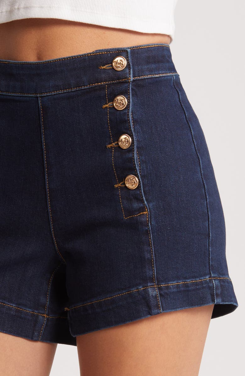 Prosperity Denim Sailor Denim Shorts, Alternate, color,