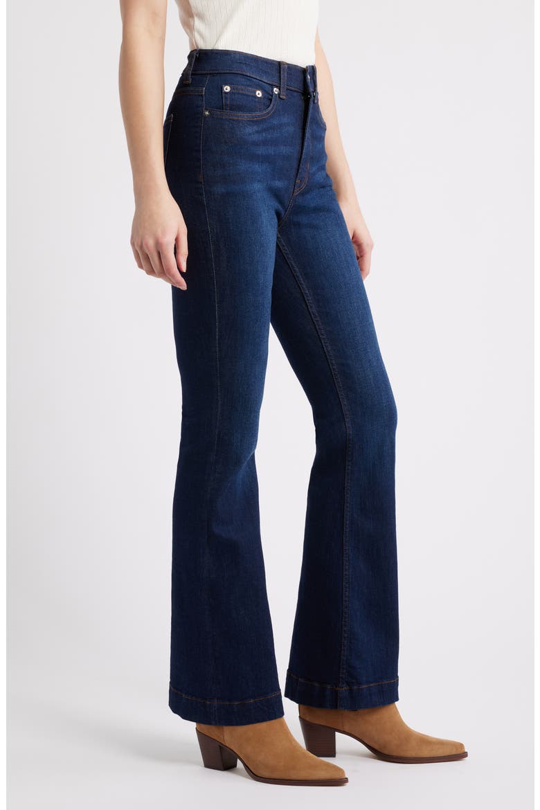 SPANXsculpt™ ReDefine High Waist Flare Leg Jeans, Alternate, color, DARK INDIGO
