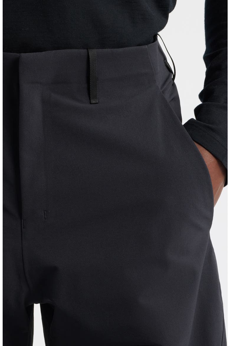 Corbel Relaxed Fit Softshell Pants, Alternate, color, BLACK