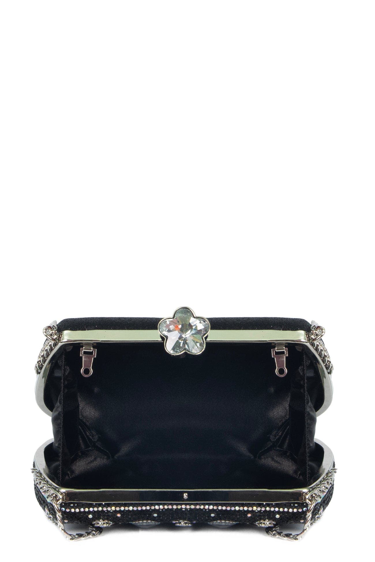 Lauren Lorraine Sammie Clutch, Alternate, color, Black