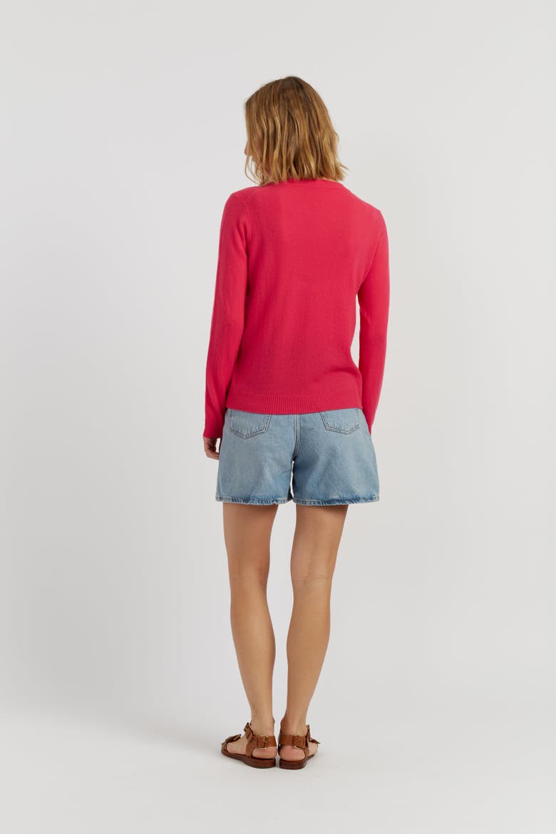 Air Cashmere Sweater, Alternate, color, Water Melon Pink