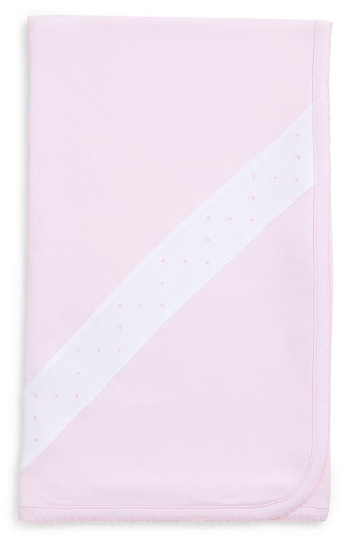 Kissy Kissy New Beginnings Pima Cotton Blanket In Pink