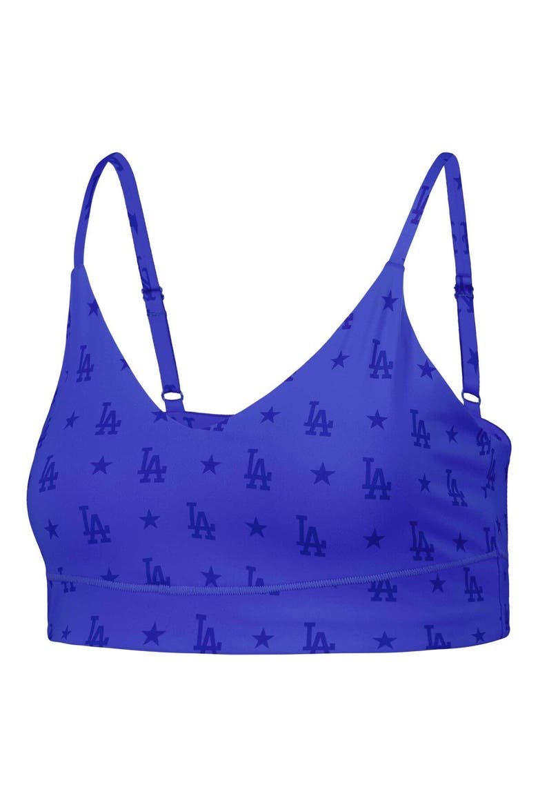 Women's Terez Royal Los Angeles Dodgers Active Bra, Alternate, color, Royal