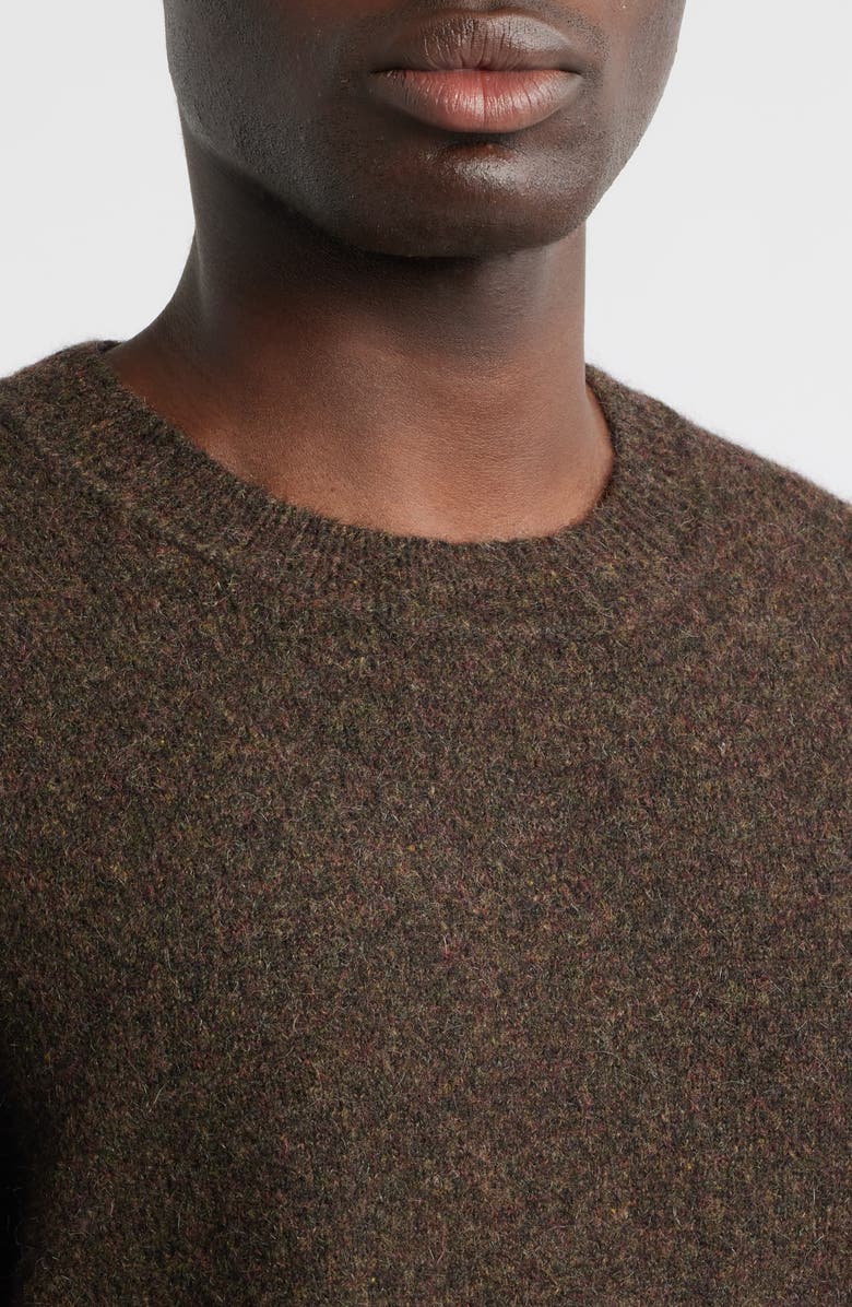 Wax London Wilde Wool Blend Crewneck Sweater, Alternate, color, Brown