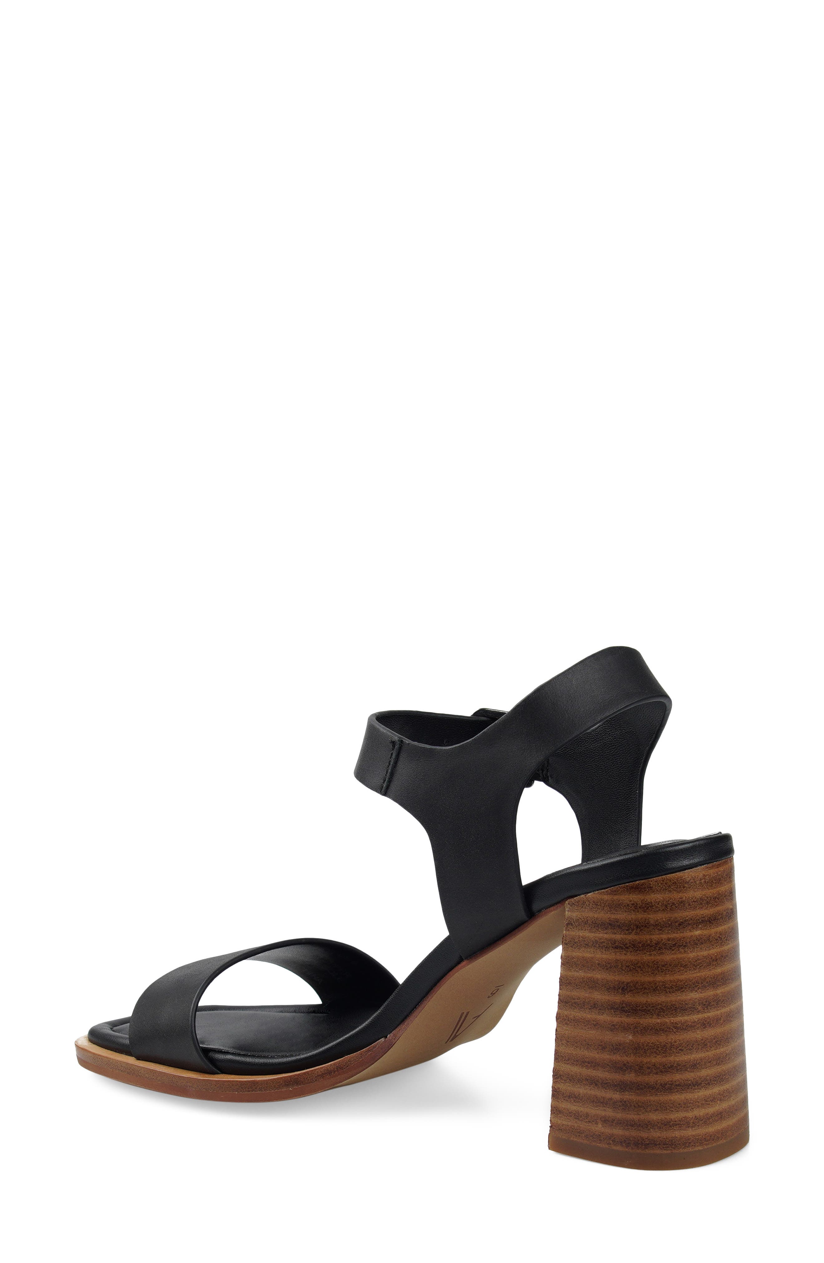Barnett Ankle Strap Sandal, Alternate, color, BLACK LEATHER