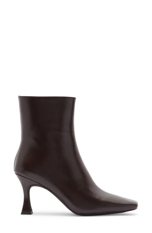 Jeffrey Campbell Chekmat Square Toe Bootie In Brown