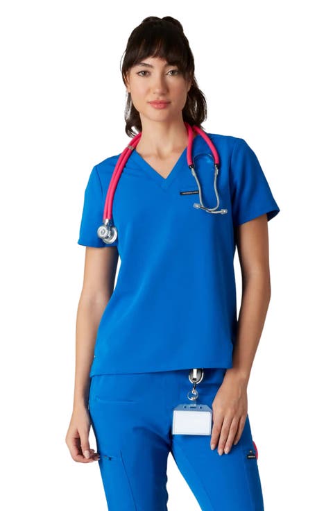Bari 1-Pocket Scrub Top