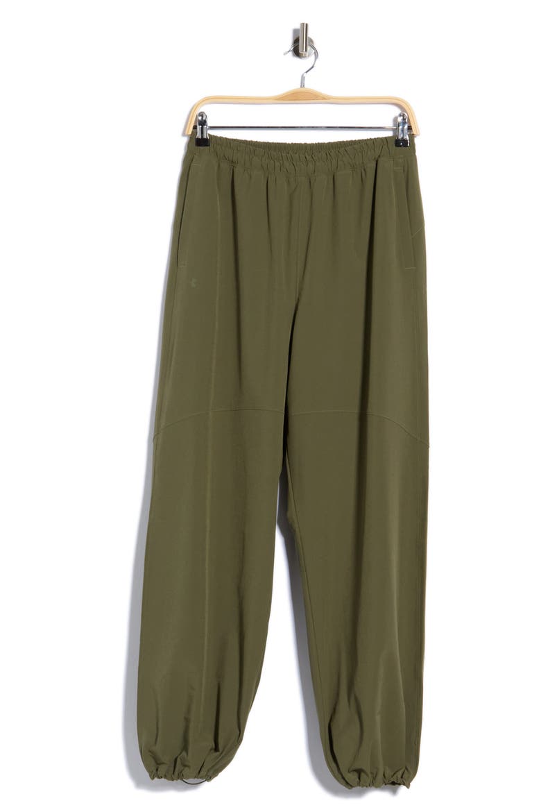 Rival Performance Woven Gym Track Pants, Alternate, color, MARINE OD GREEN