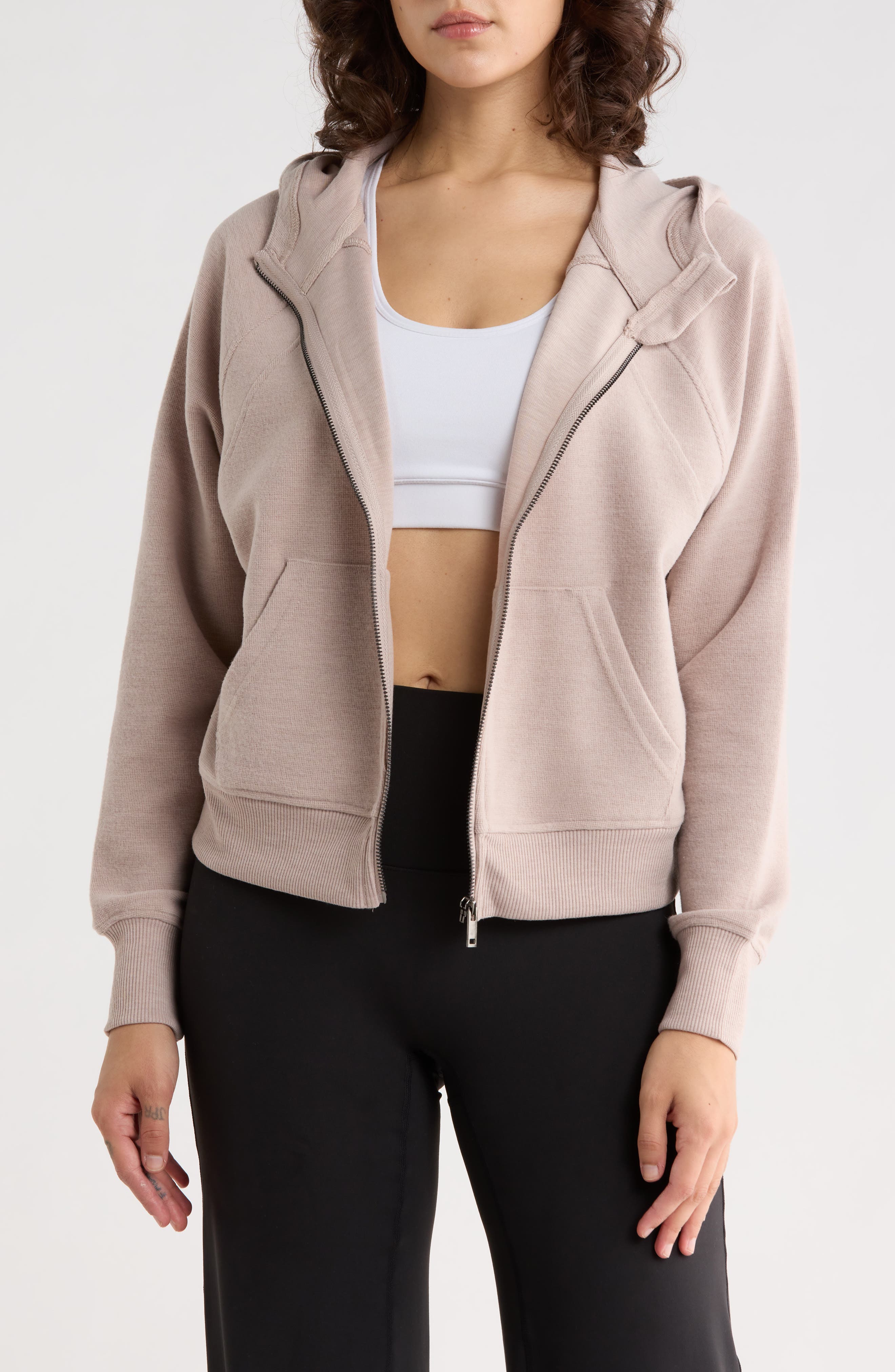 Melody Crop Full Zip Hoodie