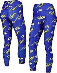 CONCEPTS SPORT Women's Concepts Sport Royal Los Angeles Rams Breakthrough Allover Print Lounge Leggings