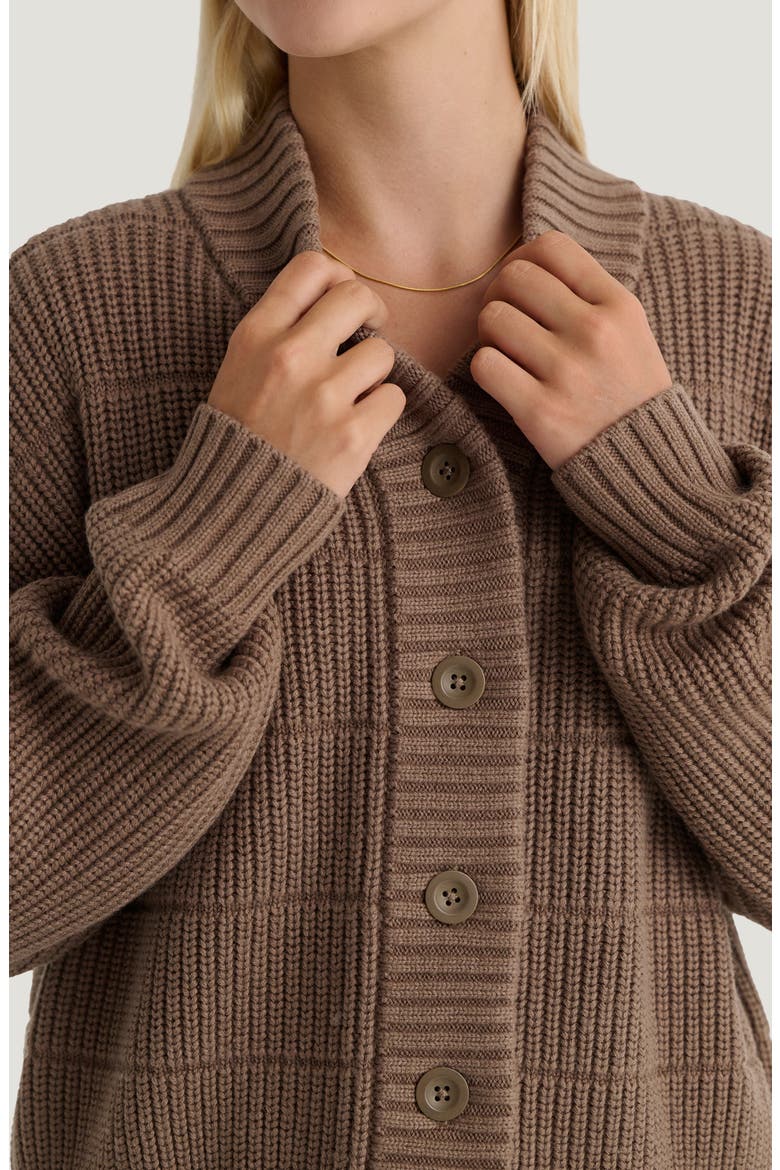 Coastloom Cardigan, Alternate, color, FOSSIL