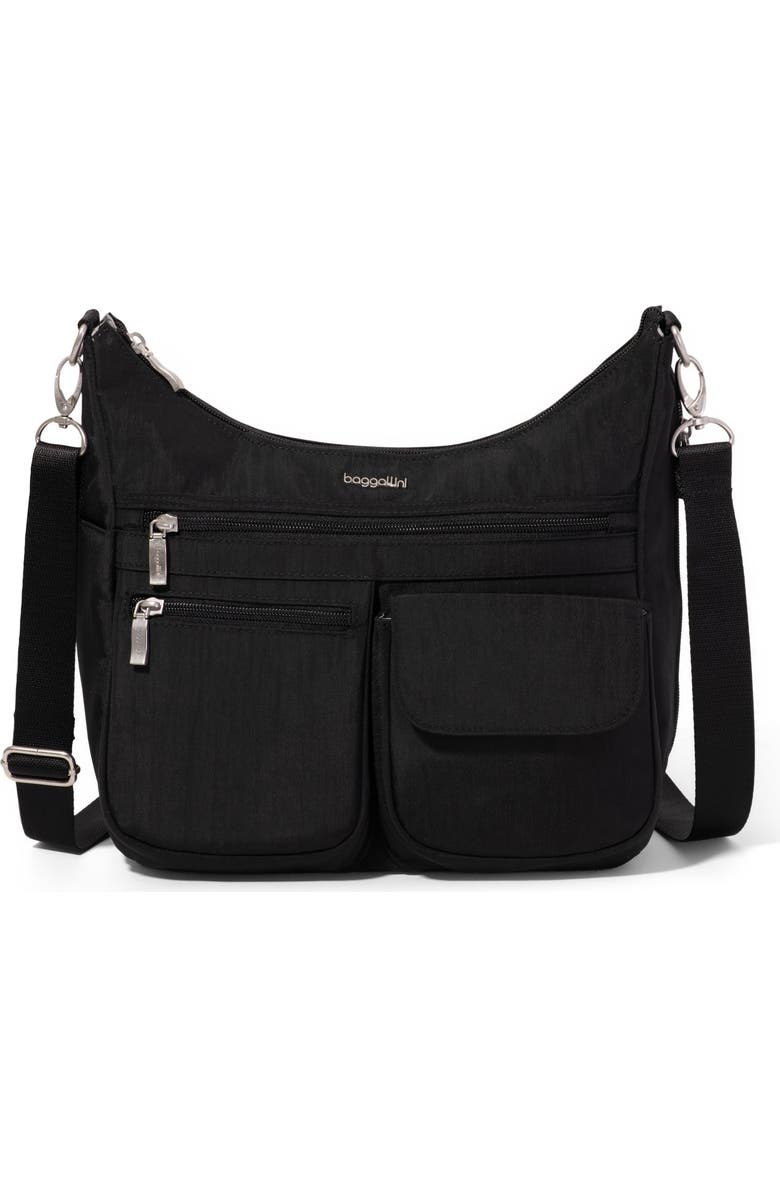 BAGGALLINI Modern Everywhere Bagg EMF Blocking Pocket, Alternate, color, Black