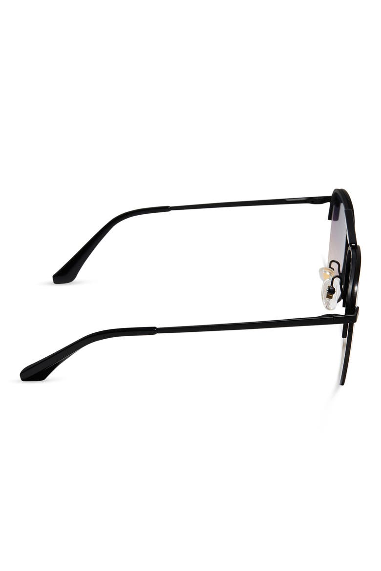 Tahoe 65mm Oversize Aviator Sunglasses, Alternate, color, BLACK/ TWILIGHT GRADIENT