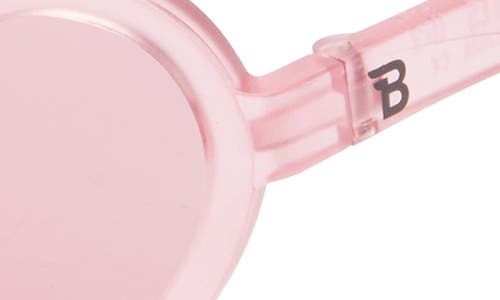 Babiators Kids' Mirrored Heart Shaped Sunglasses In Pink