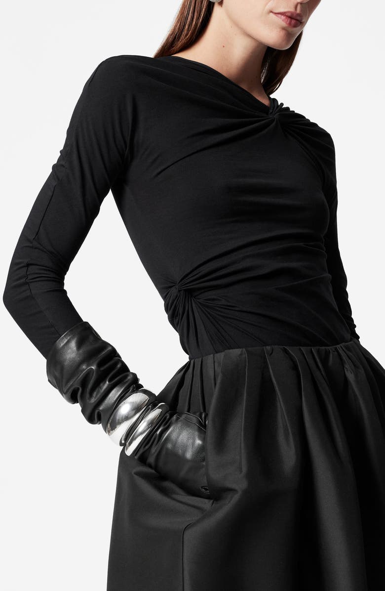 & Other Stories Twisted Gathered Long Sleeve Shirt, Alternate, color,