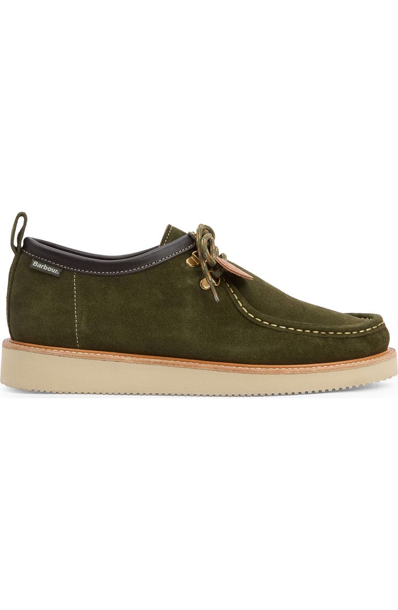 Barbour x Wildbunch Heathpool Boat Shoe, Alternate, color, Green