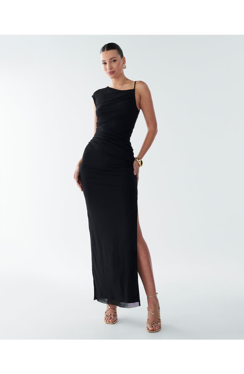 BWLDR Chelsea Maxi Dress, Alternate, color, Black