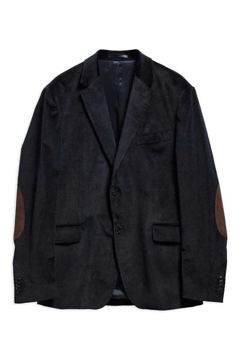 Brosnan Corduroy Sport Coat, Alternate, color, NAVY