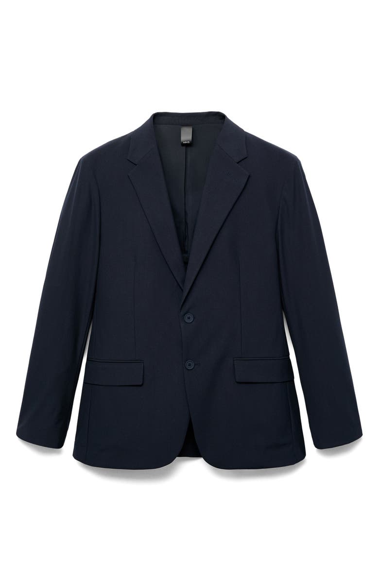 MANGO Zurich Slim Fit Thermolite<sup>®</sup> Suit Jacket, Alternate, color, Navy