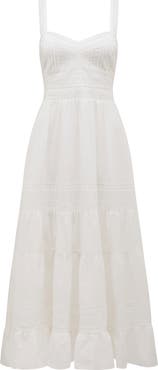 Ever New Brianna Lace Trim Cotton Sundress