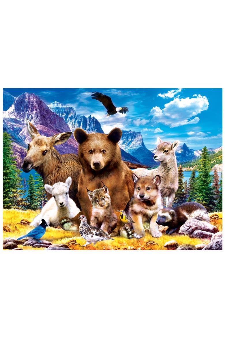 Wildlife of Glacier 100pc Puzzle, Alternate, color, Multicolor