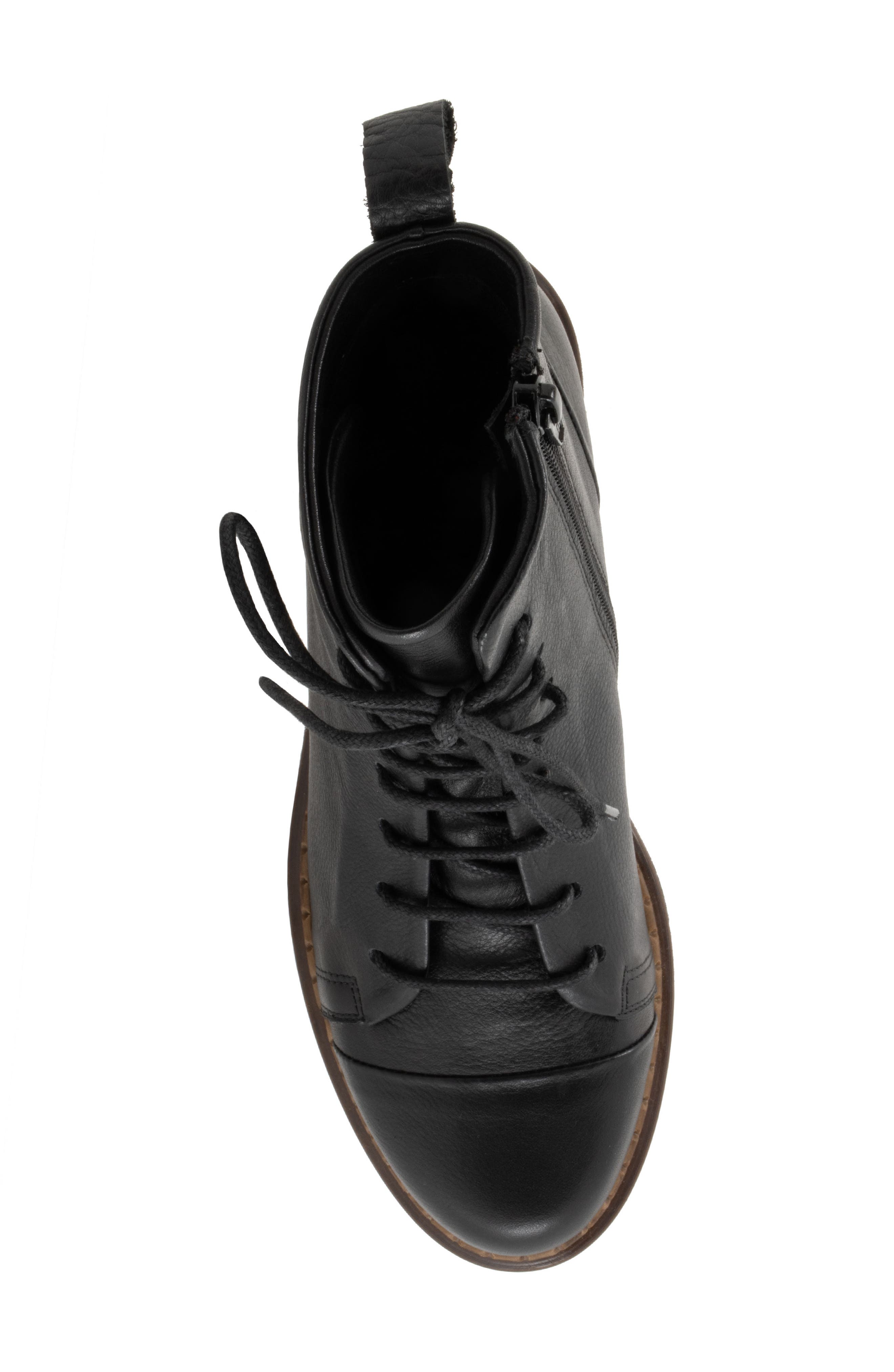 Bueno Nikita Lace-Up Boot, Alternate, color, Black