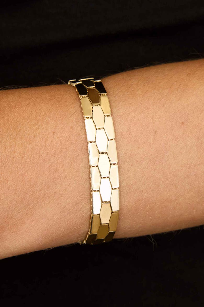 14K Yellow Gold Honey Bracelet, Alternate, color, Yellow Gold