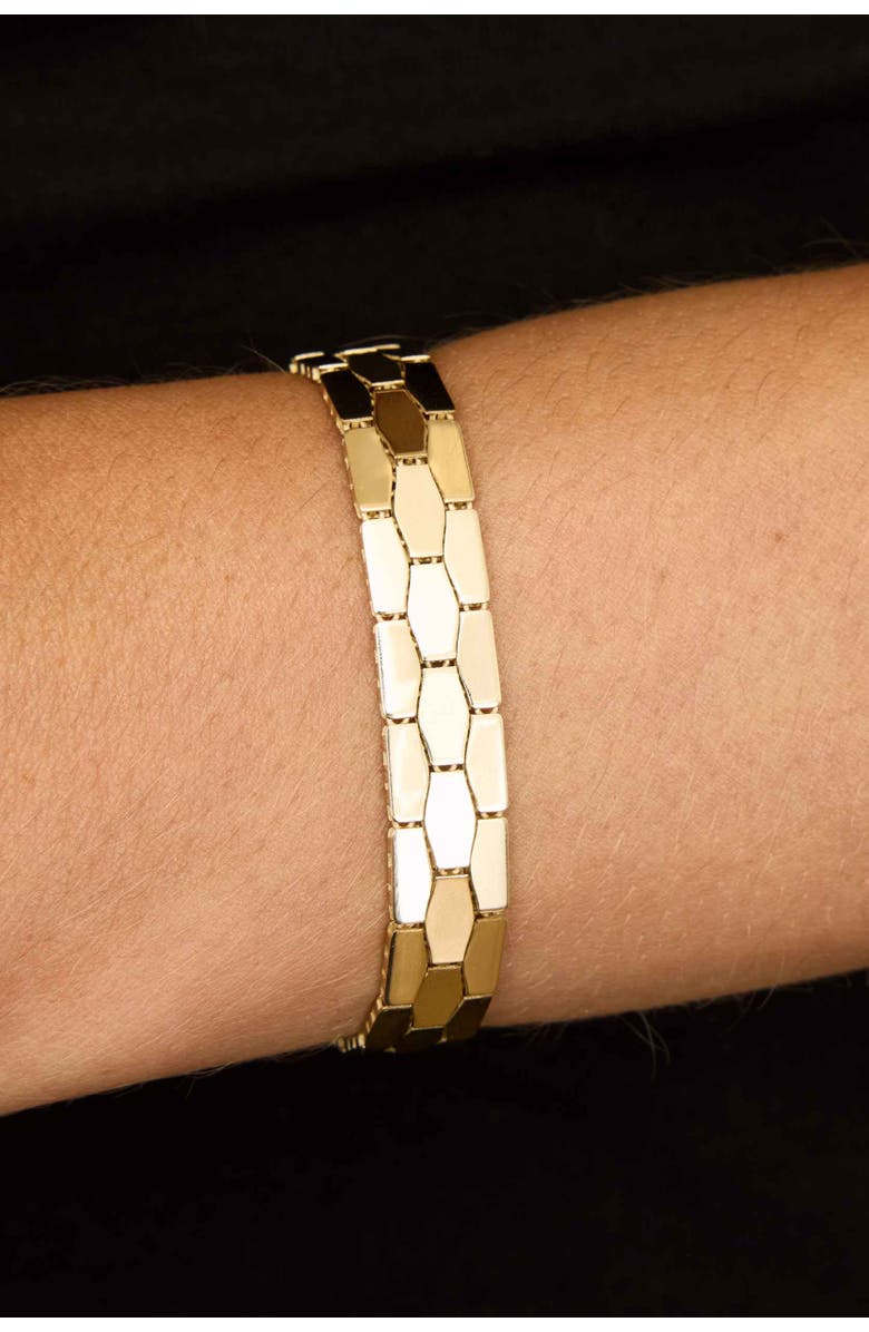 Oradina 14K Yellow Gold Honey Bracelet, Alternate, color, Yellow Gold