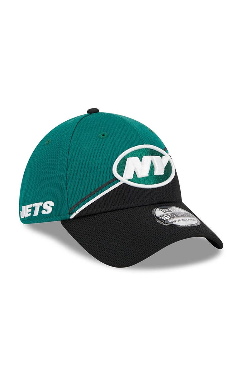 New Era Men's New Era Green/Black New York Jets 2023 Sideline 39THIRTY Flex Hat, Main, color, Green
