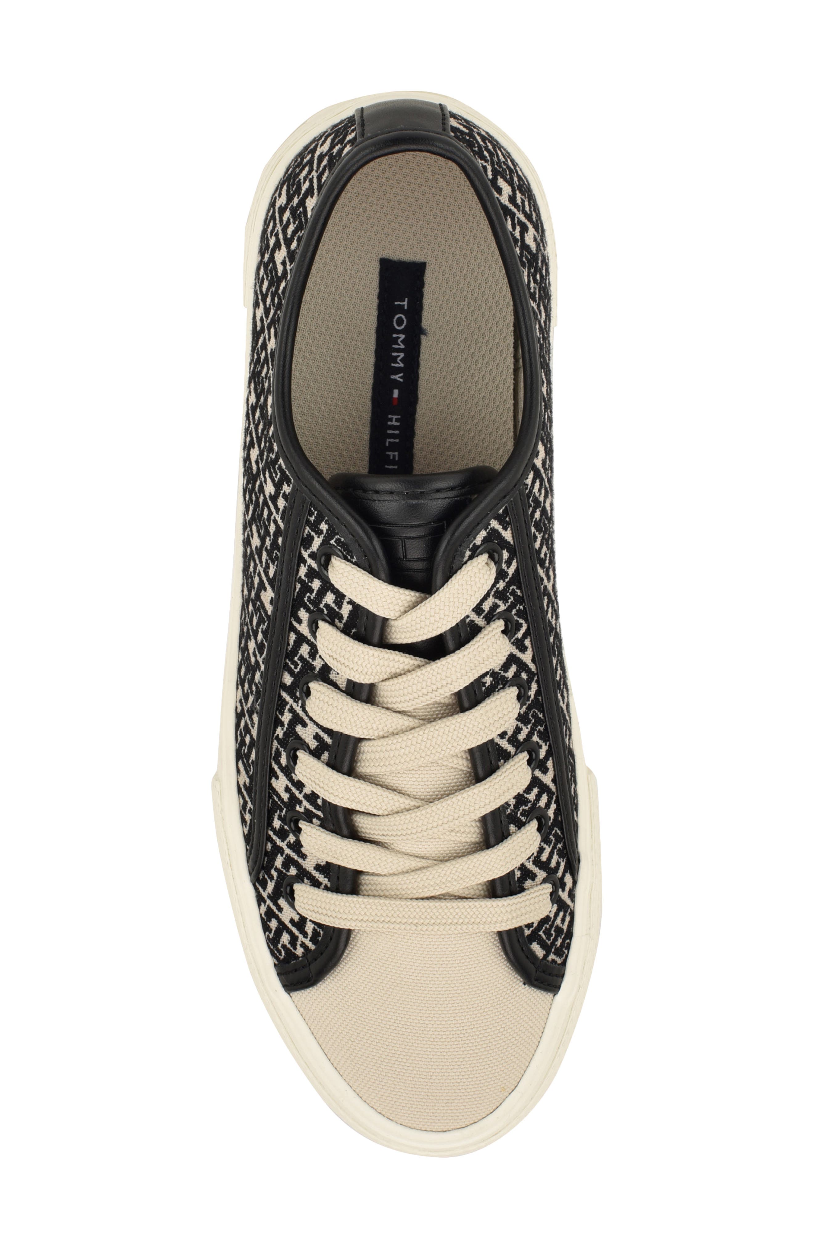Tommy Hilfiger Logo Jacquard Sneaker, Alternate, color, Blk01
