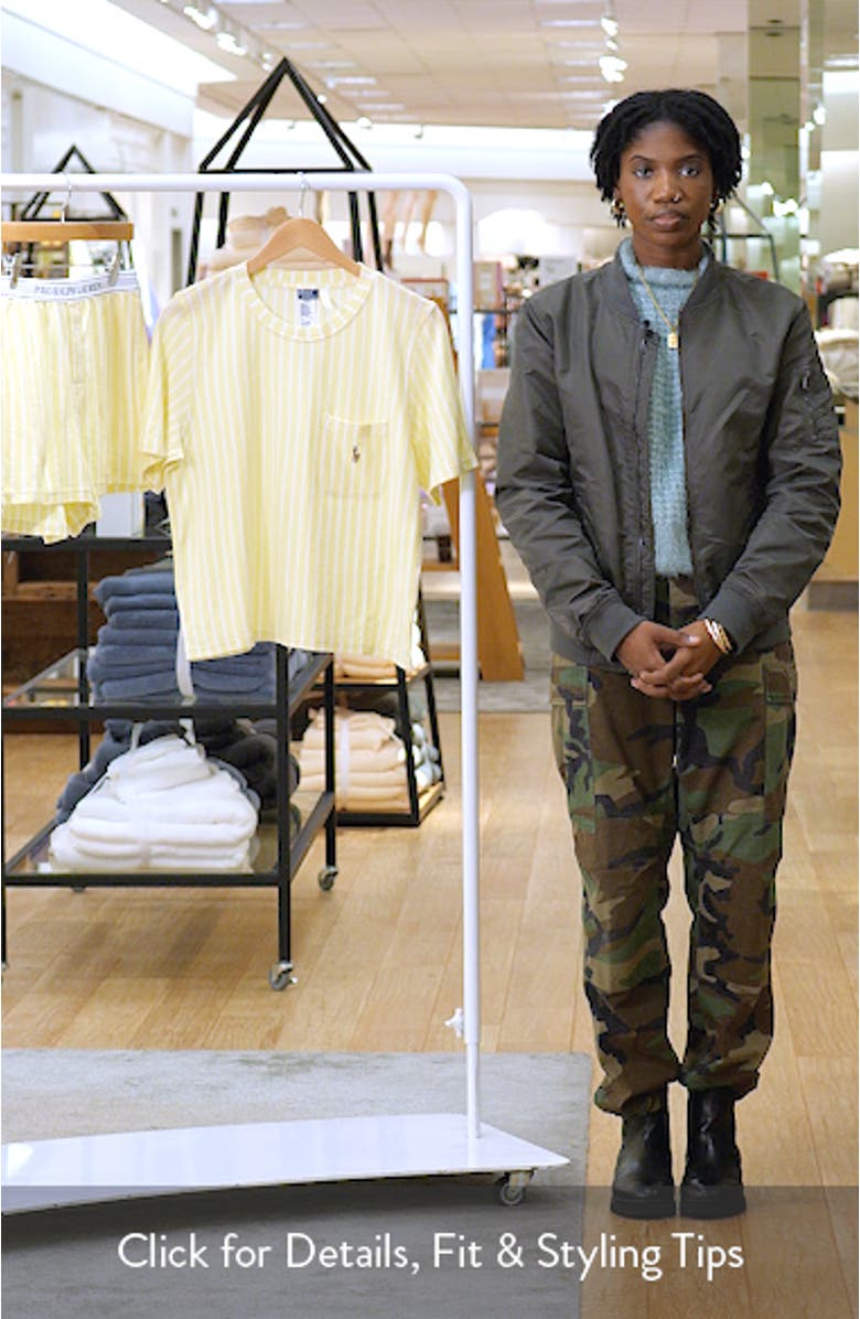 Logo Pocket Cotton & Modal Short Pajamas, sales video thumbnail