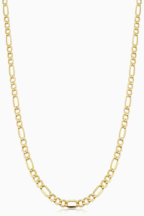 14K Gold Florentine Figaro Necklace