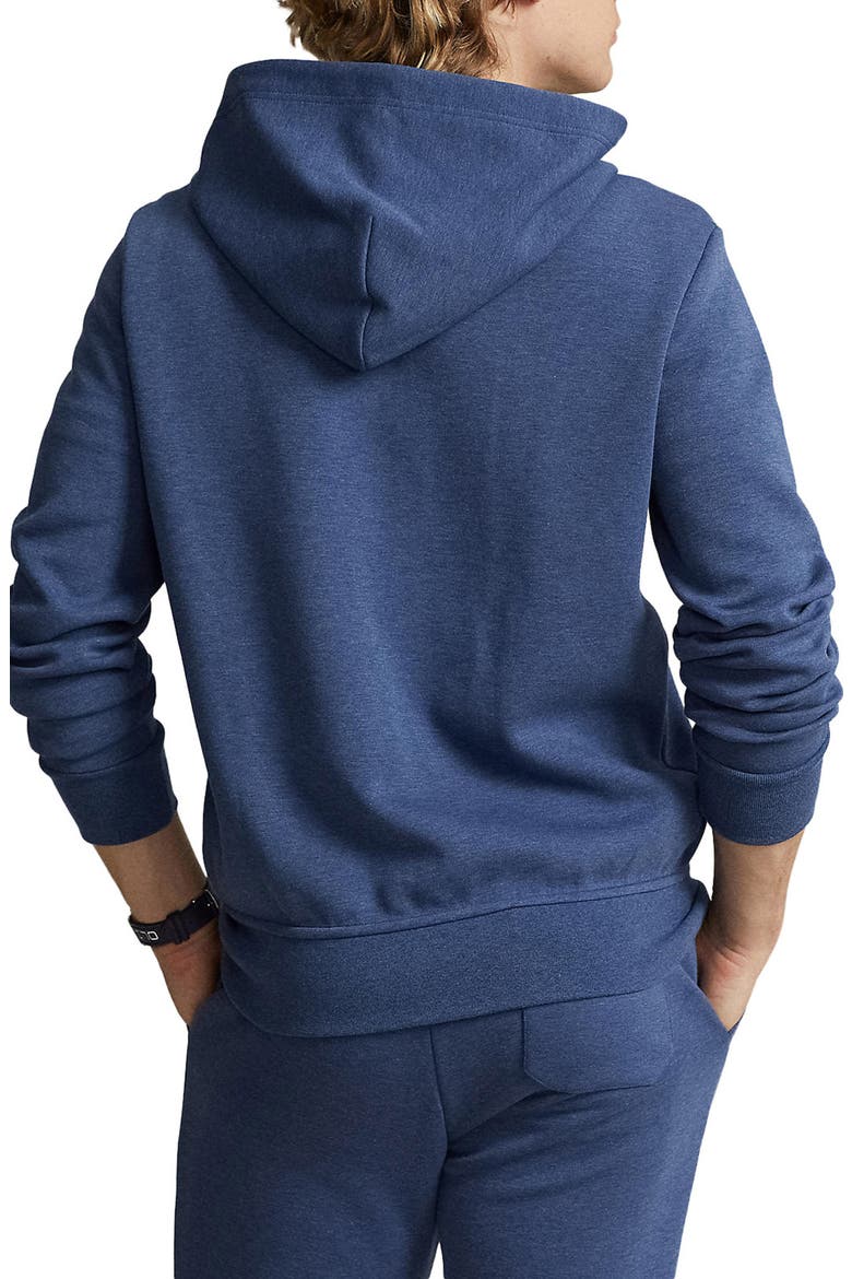 Double Knit Zip-Up Hoodie, Alternate, color, DERBY BLUE HEATHER