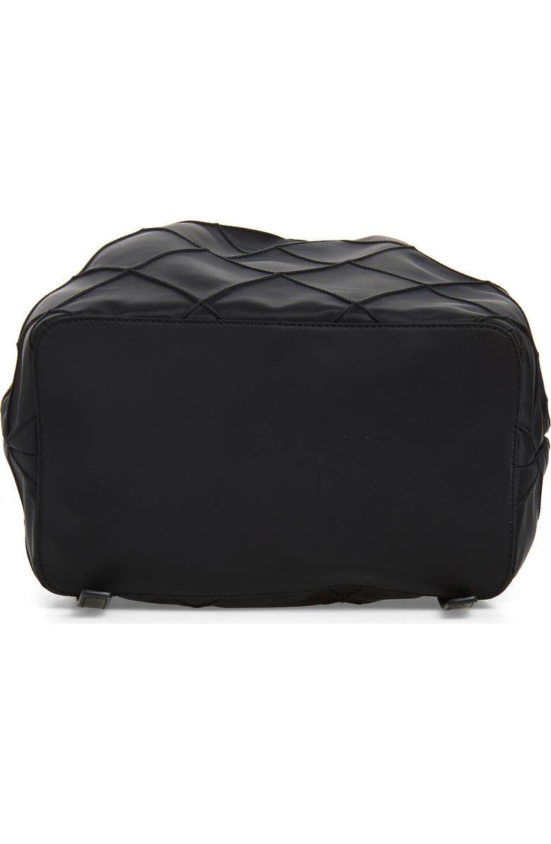 Tory Burch Fleming Nylon Backpack, Alternate, color, Black