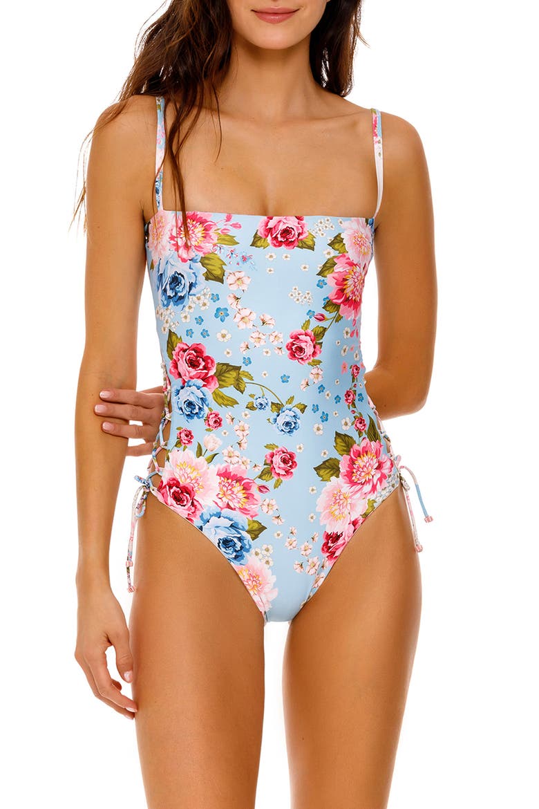 Mariel Meraki One-Piece Swimsuit, Alternate, color, PINK MULTICOLOR