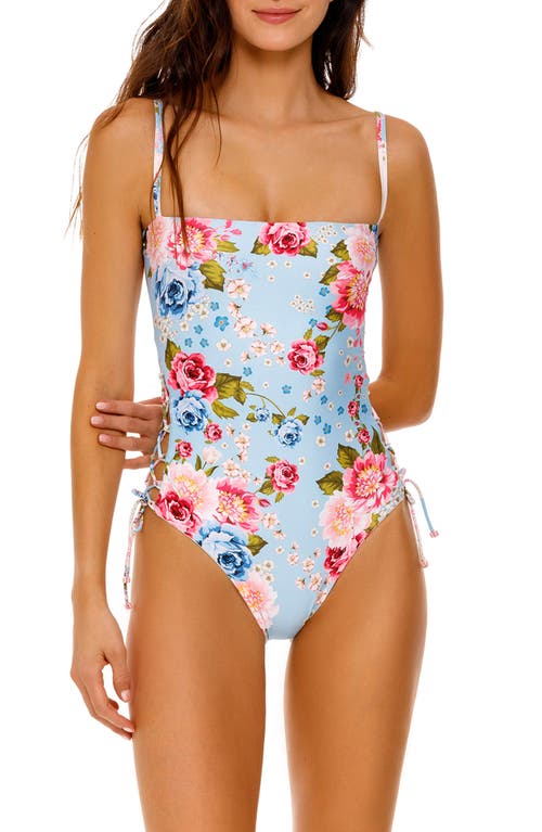 Agua Bendita Mariel Meraki Reversible One-piece Swimsuit In Pink Multicolor