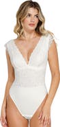 Popilush Shapewear Sculpting Lace Bodysuit