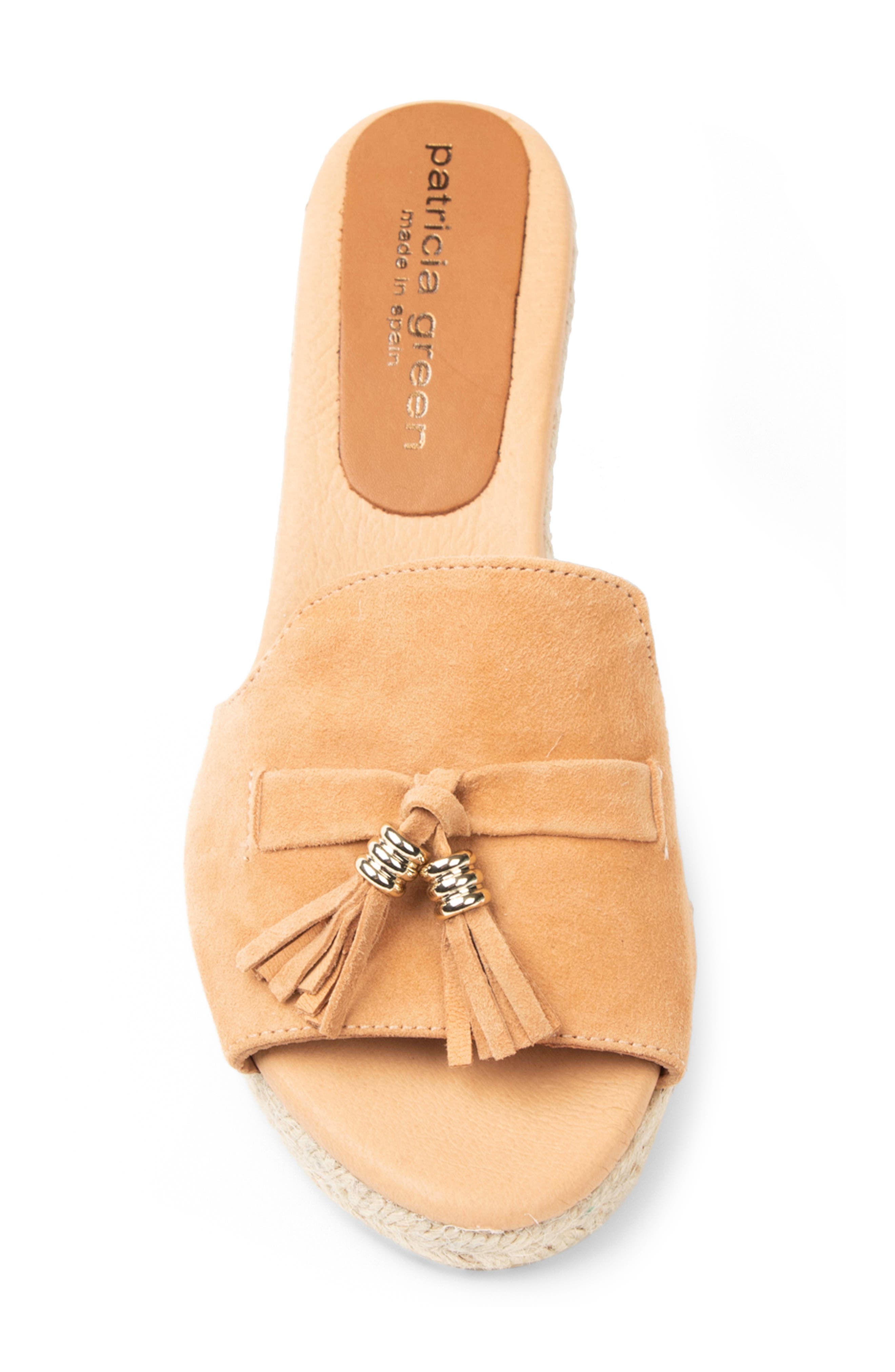 patricia green Capri Tassel Espadrille Wedge Sandal, Alternate, color, 