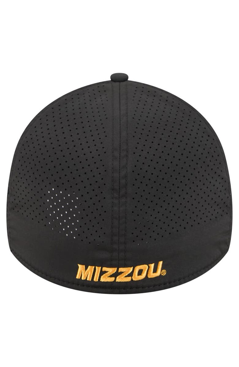 New Era Men's New Era Black Missouri Tigers Rope 39THIRTY Flex Hat, Alternate, color, Black