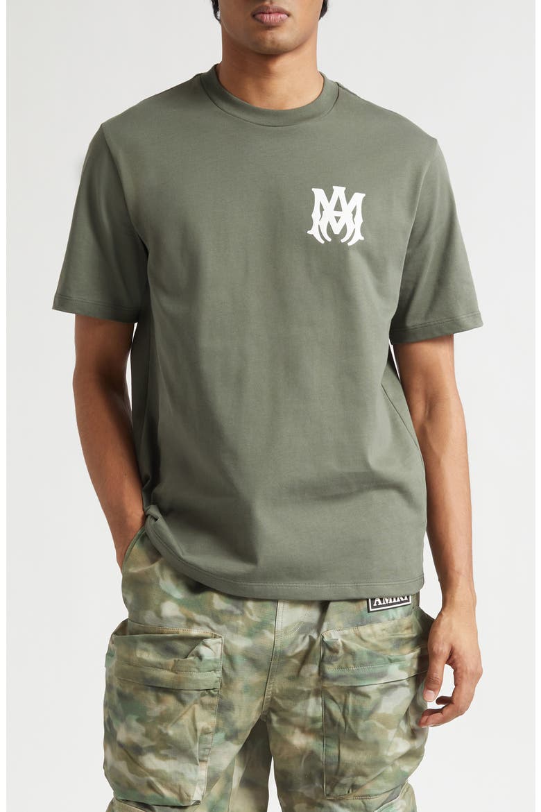 MA Core Logo Graphic T-Shirt, Main, color, DARK SAGE