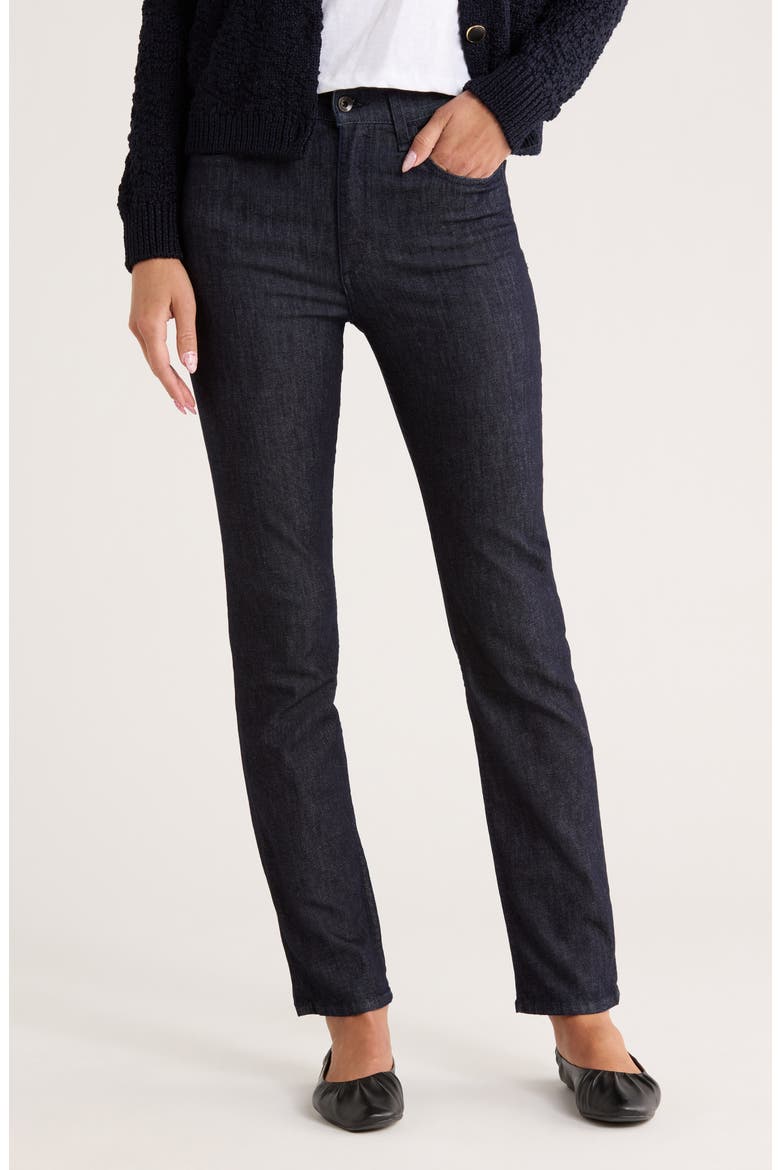 Fern High Waist Slim Fit Jeans, Main, color, RINSE
