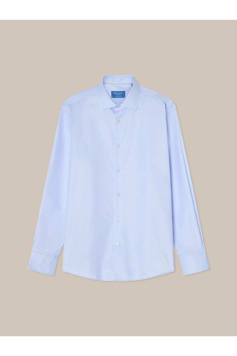 Reynolds Twill Contemporary Fit Shirt, Alternate, color, Light Blue