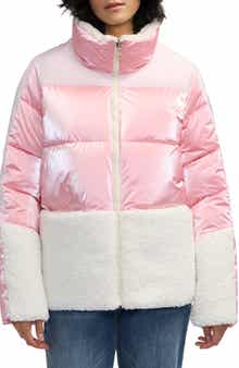 Scotch & Soda Selma Mixed Media Water Repellent Jacket