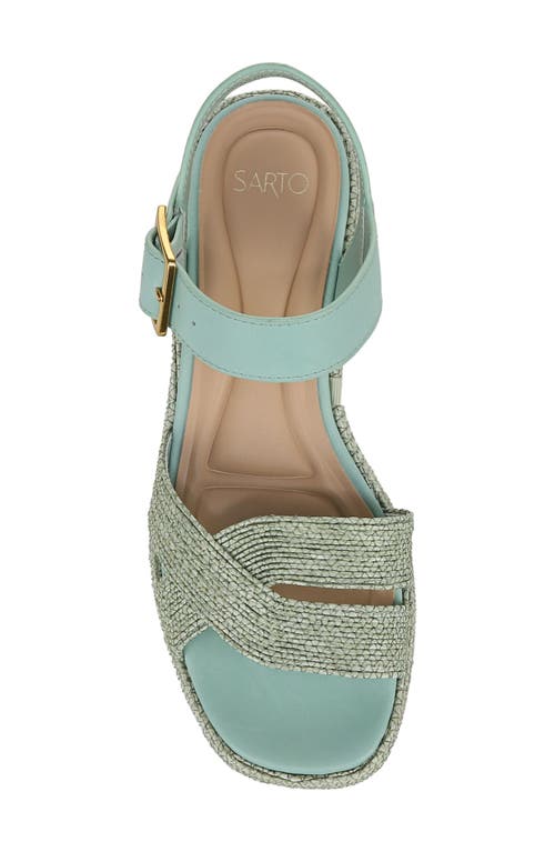 SARTO BY FRANCO SARTO SARTO BY FRANCO SARTO TILLY ANKLE STRAP PLATFORM WEDGE SANDAL 